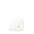 Chanel 22S Heart Bag Lambskin White L