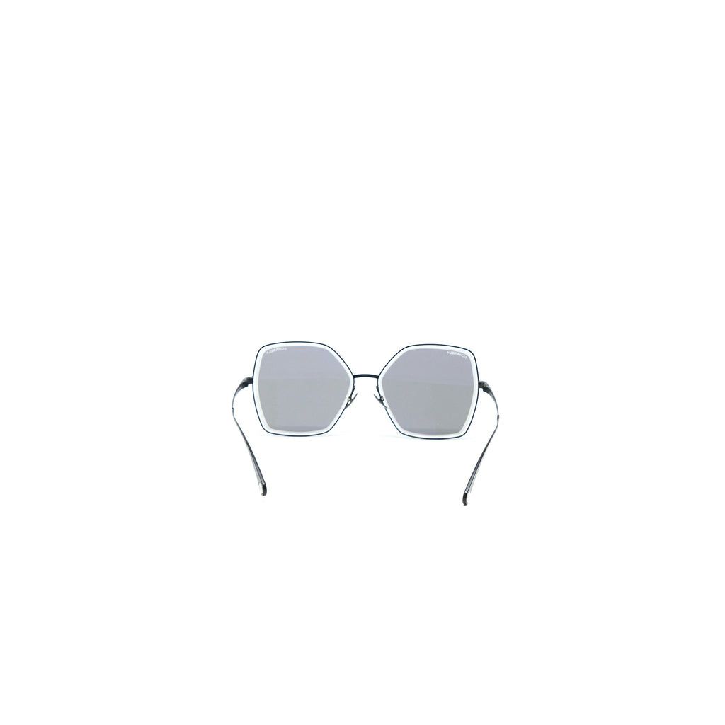 Chanel 4262 Butterfly Sunglasses Pearl Chain Black Black Hardware