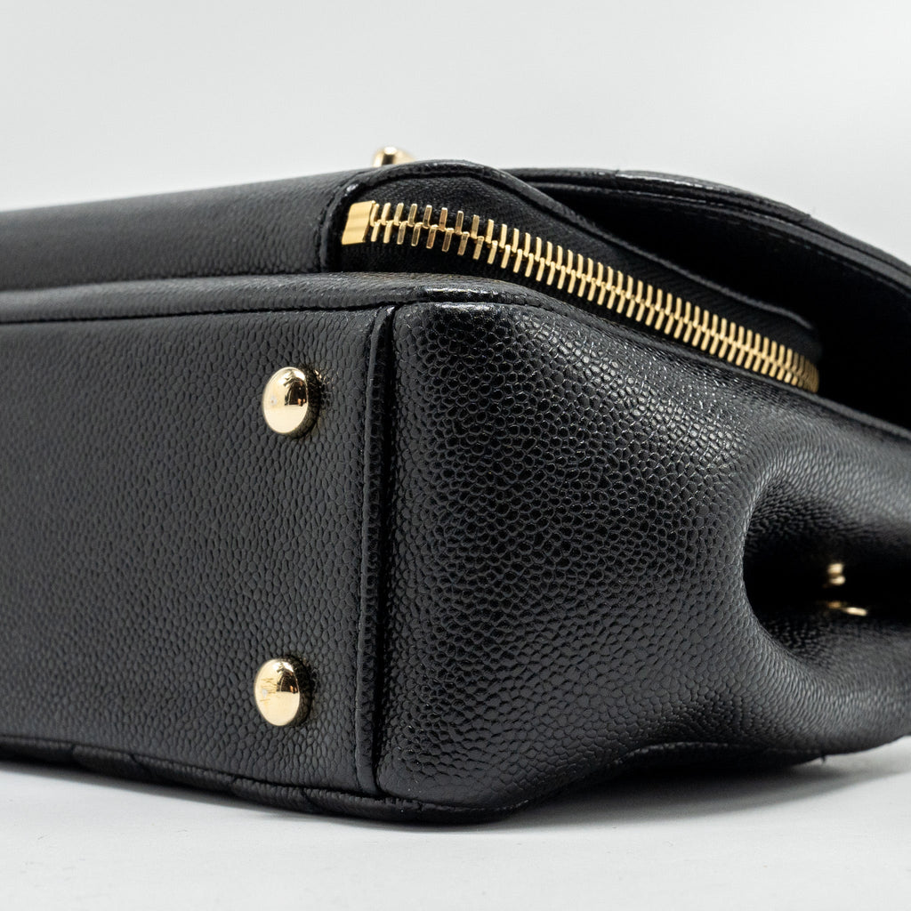 Chanel Small Business Affinity Caviar Black L