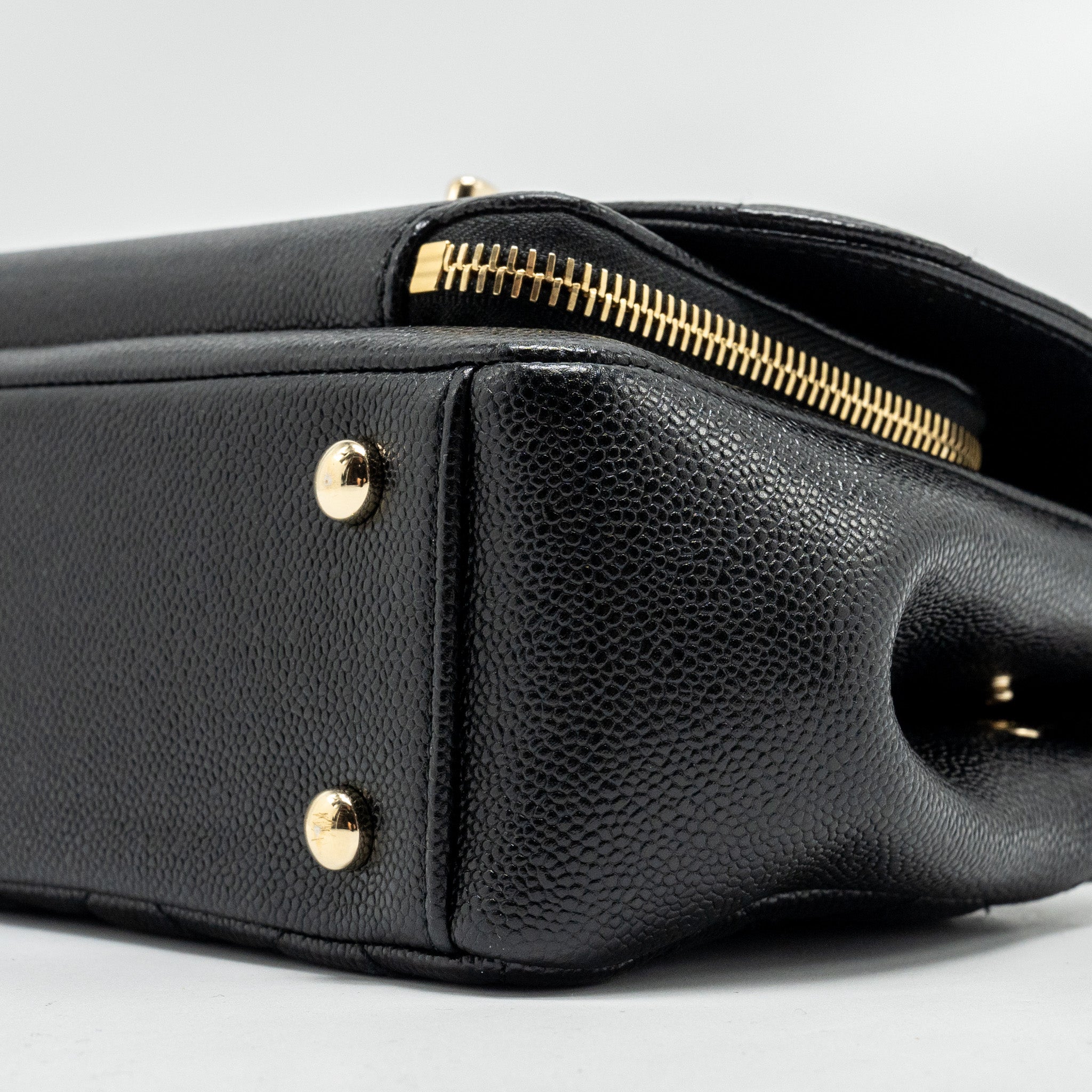 Chanel Small Business Affinity Caviar Black L