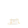 Chanel Long Vanity With Coco Letter Chain Lambskin White