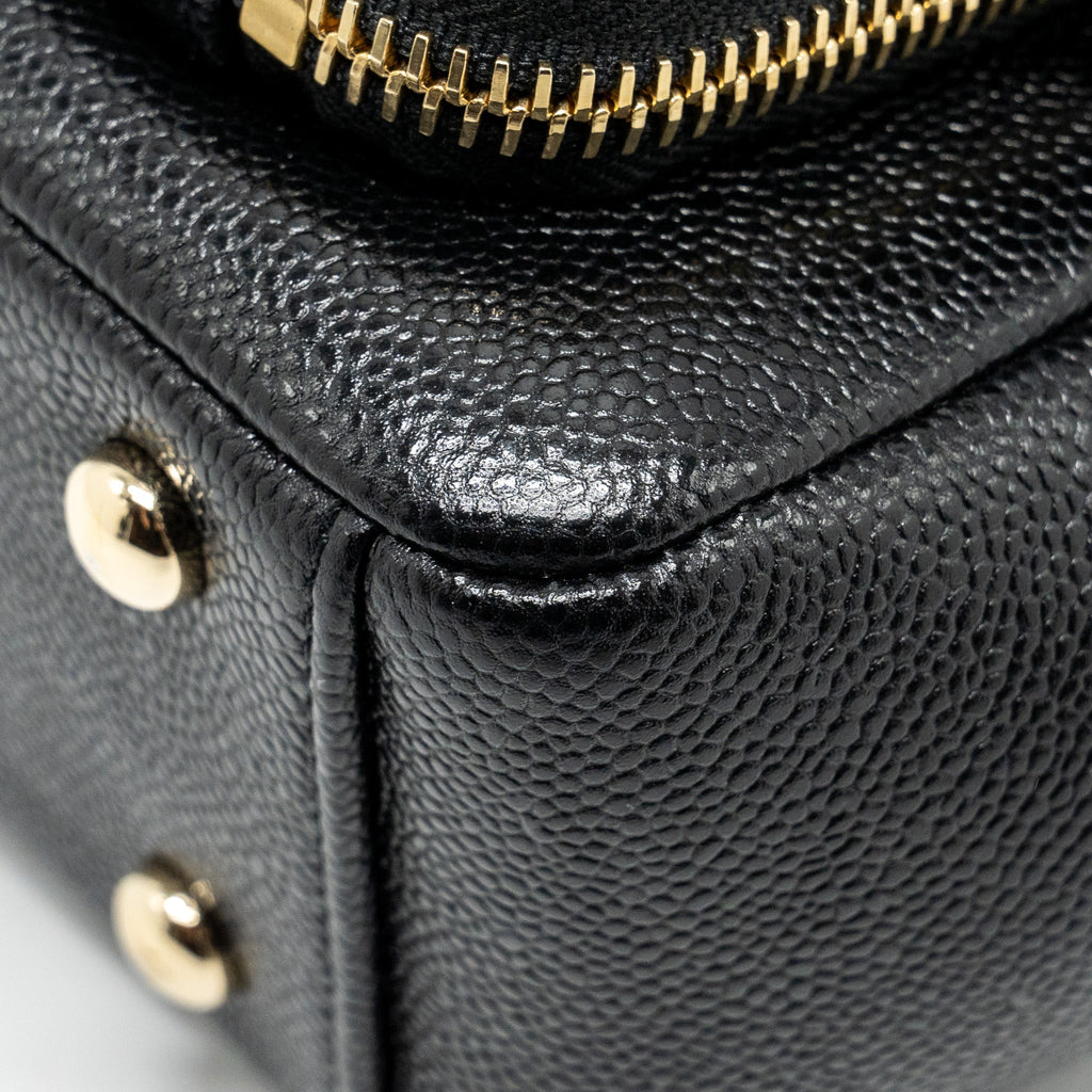 Chanel Small Business Affinity Caviar Black L