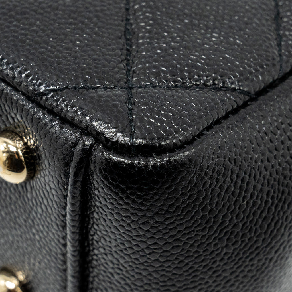 Chanel Small Business Affinity Caviar Black L