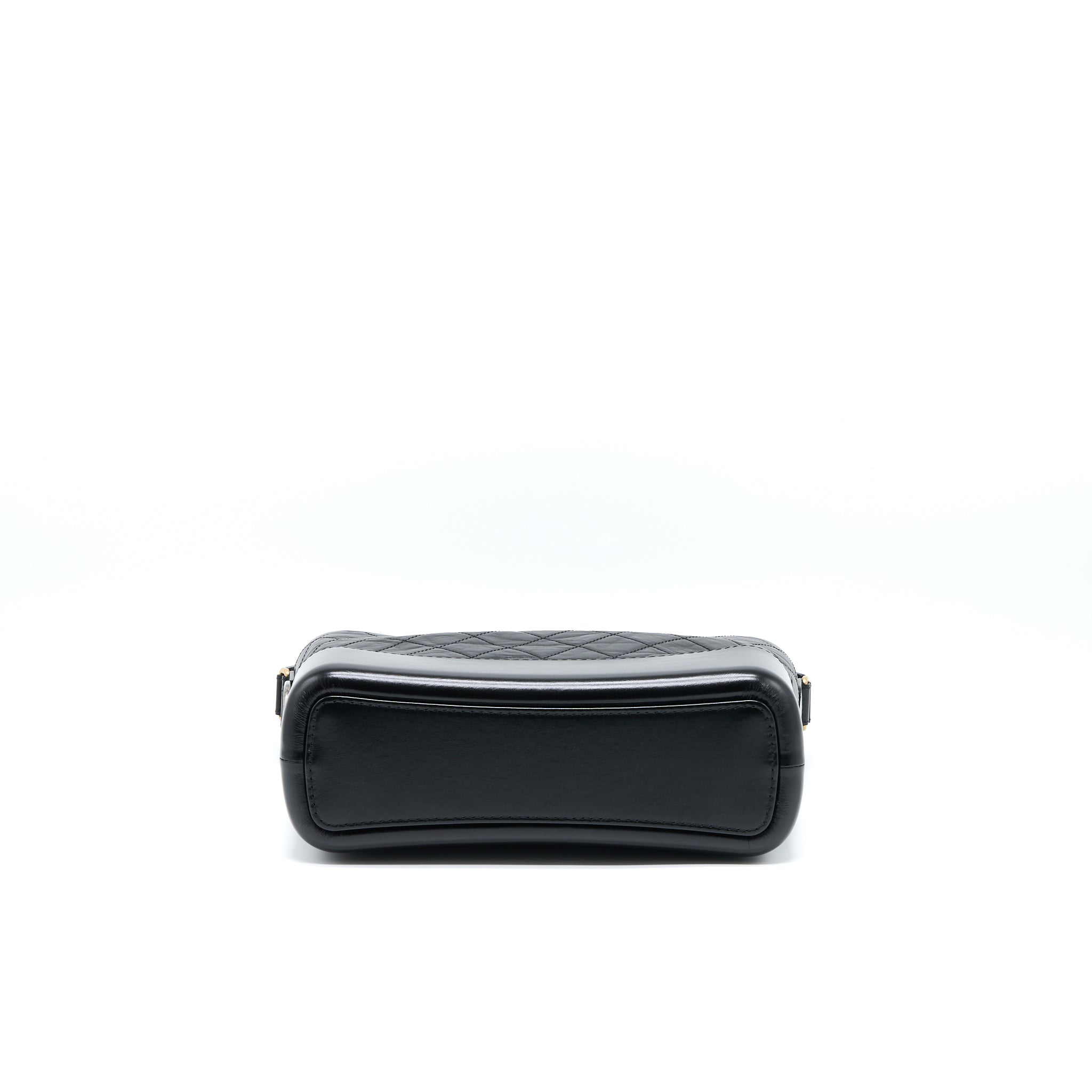 Chanel Large Gabrielle Hobo Bag Aged Calfskin Black Multicolour Hardware