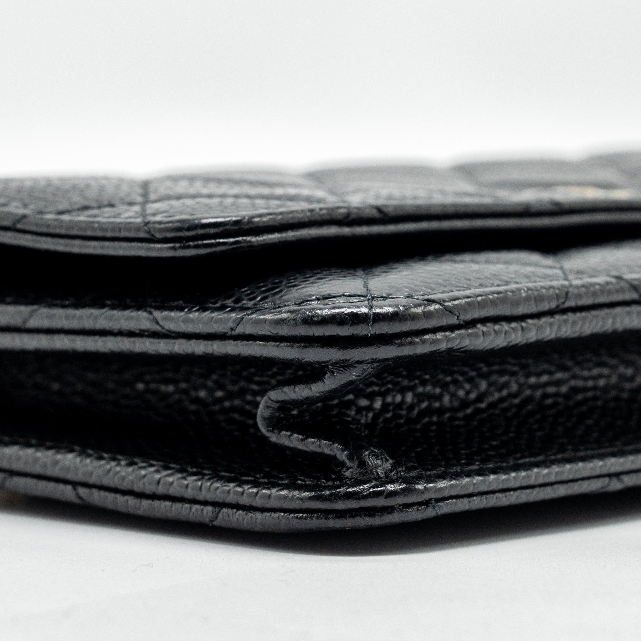 Chanel Classic Wallet On Chain Caviar Black