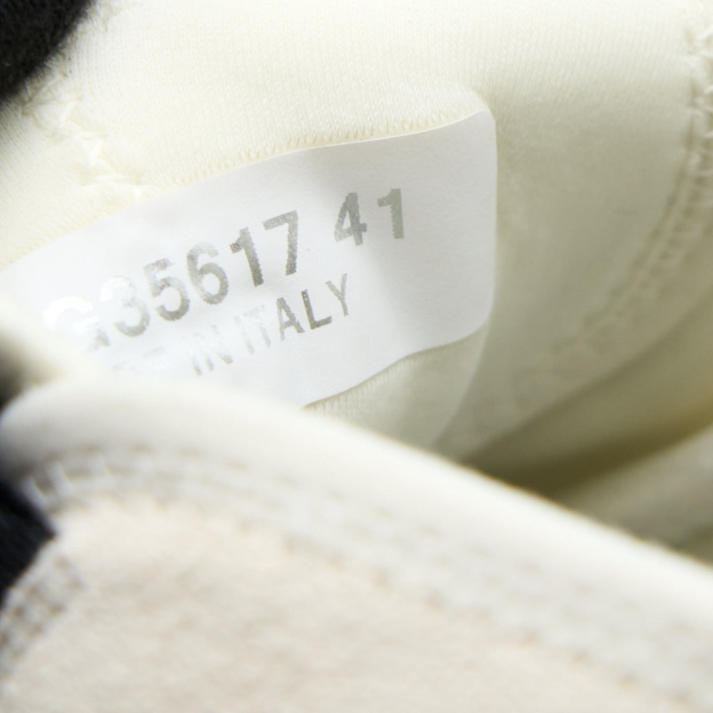 Chanel Size 41 Sport Trail Sneaker Suede/Calfskin White/Black