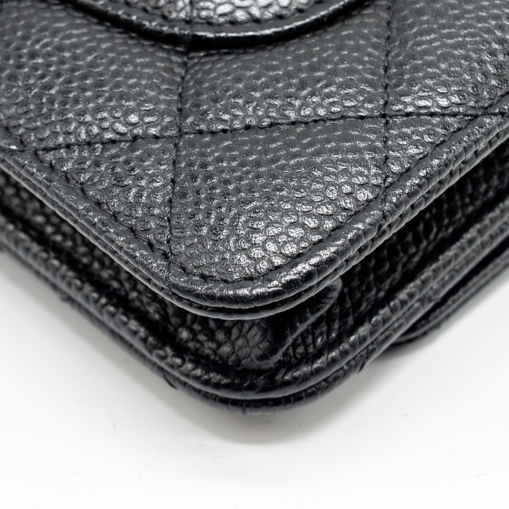 Chanel Classic Wallet On Chain Caviar Black
