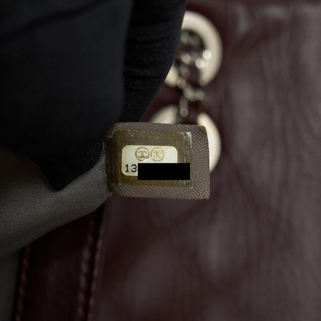 Chanel Coco Rain Flap Bag Lambskin Burgundy