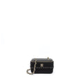 Chanel Long Vanity with Giant Chain Tweed/Lambskin Black L