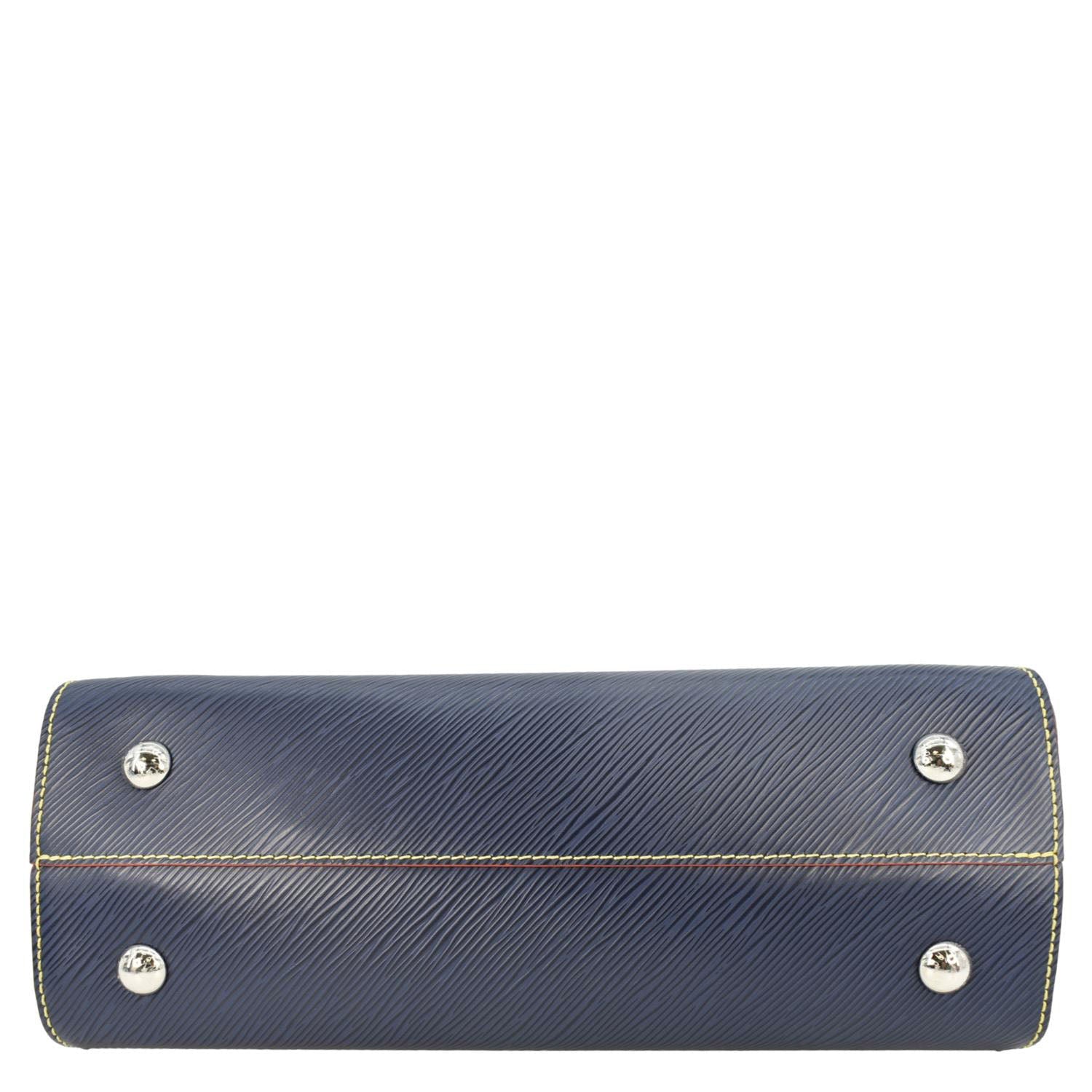 LOUIS VUITTON Twist Epi Leather 2Way Tote Bag Indigo