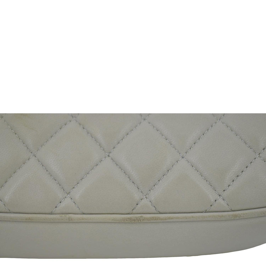 CHANEL Misia CC Chain Camera Lambskin Leather Shoulder Bag Gray