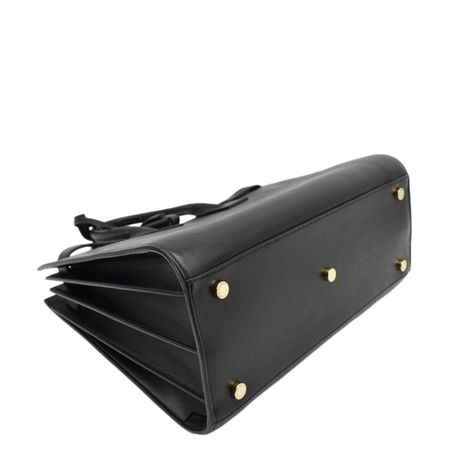 Yves Saint Laurent Sac De Jour Small Leather Shoulder Bag Black