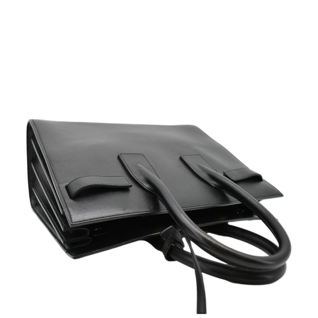 Yves Saint Laurent Sac De Jour Small Leather Shoulder Bag Black