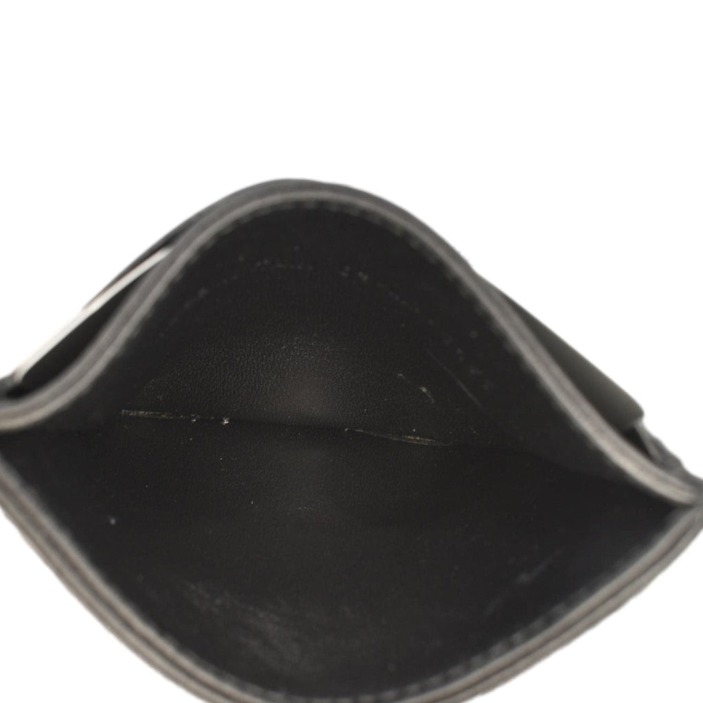 CHRISTIAN DIOR Diorama Cannage Leather Card Holder Black