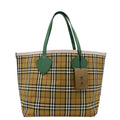 BURBERRY Giant Reversible Large Vintage Check Canvas Tote Bag Multicolor