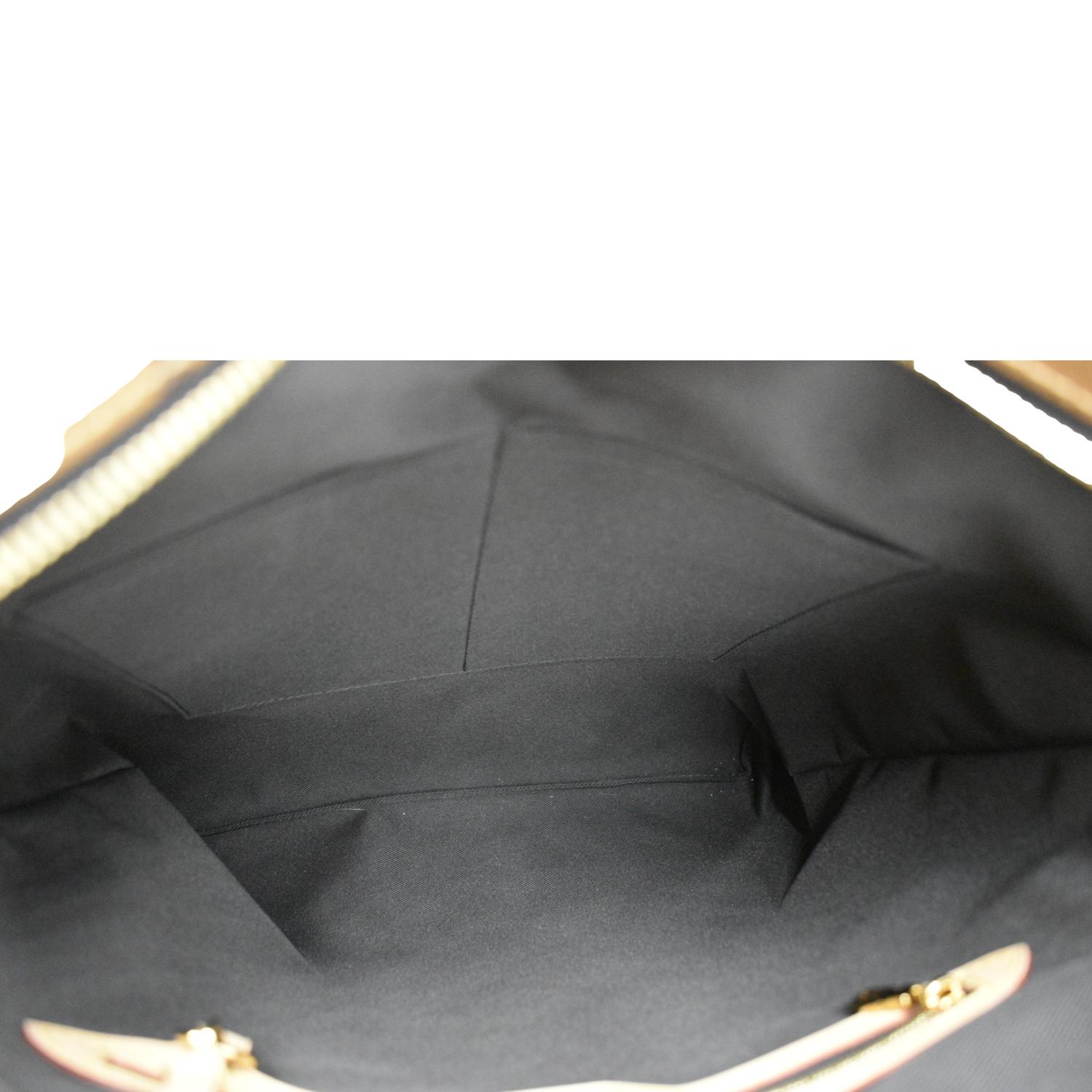 LOUIS VUITTON Carry It Monogram Reverse Canvas Tote  Bag Brown