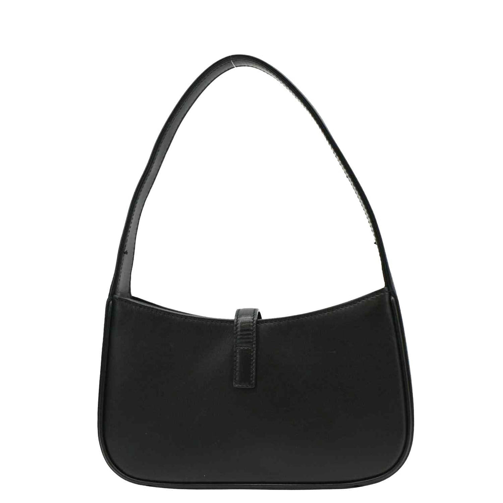 YVES SAINT LAURENT Le 5 A 7 Mini Leather Shoulder Bag Black