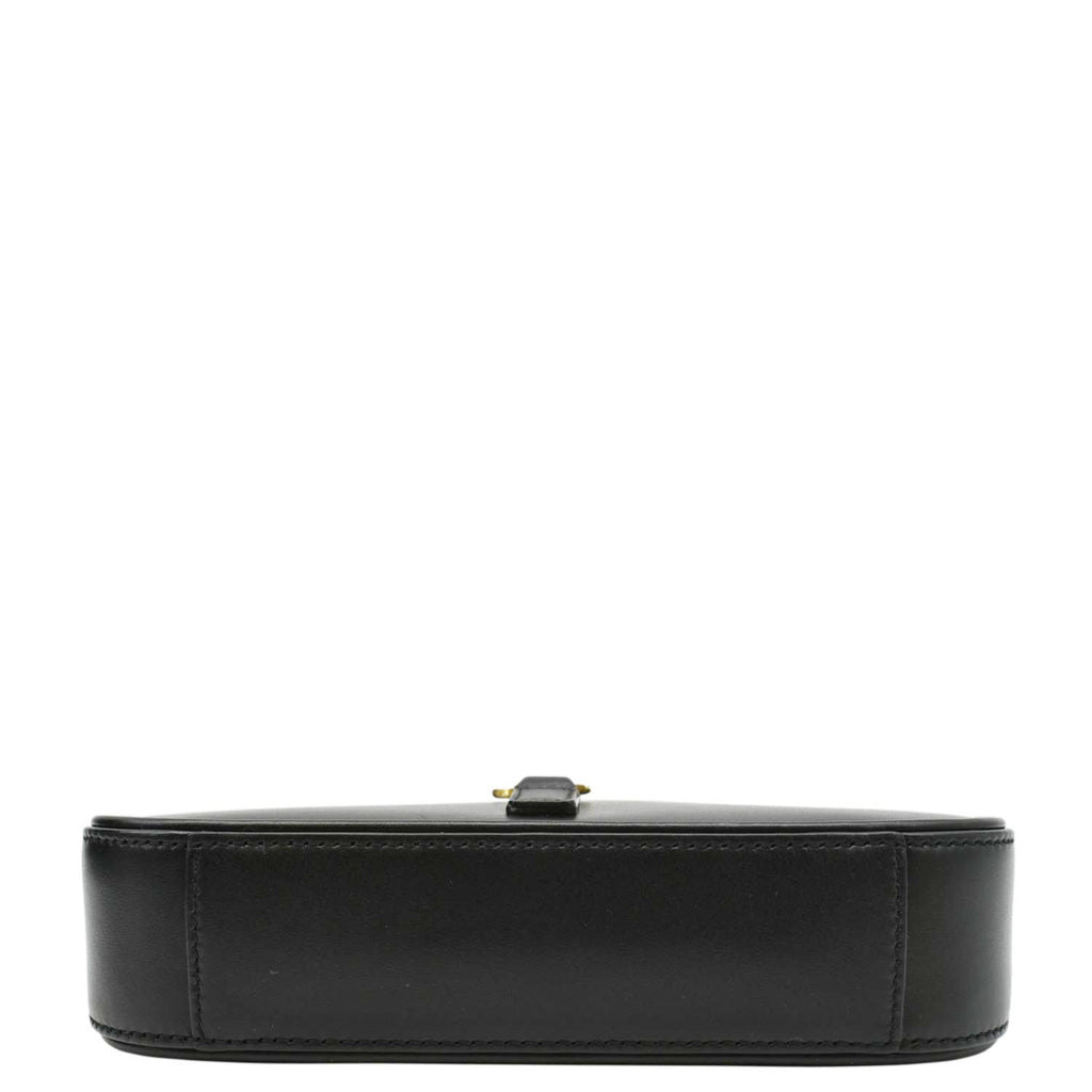 YVES SAINT LAURENT Le 5 A 7 Mini Leather Shoulder Bag Black