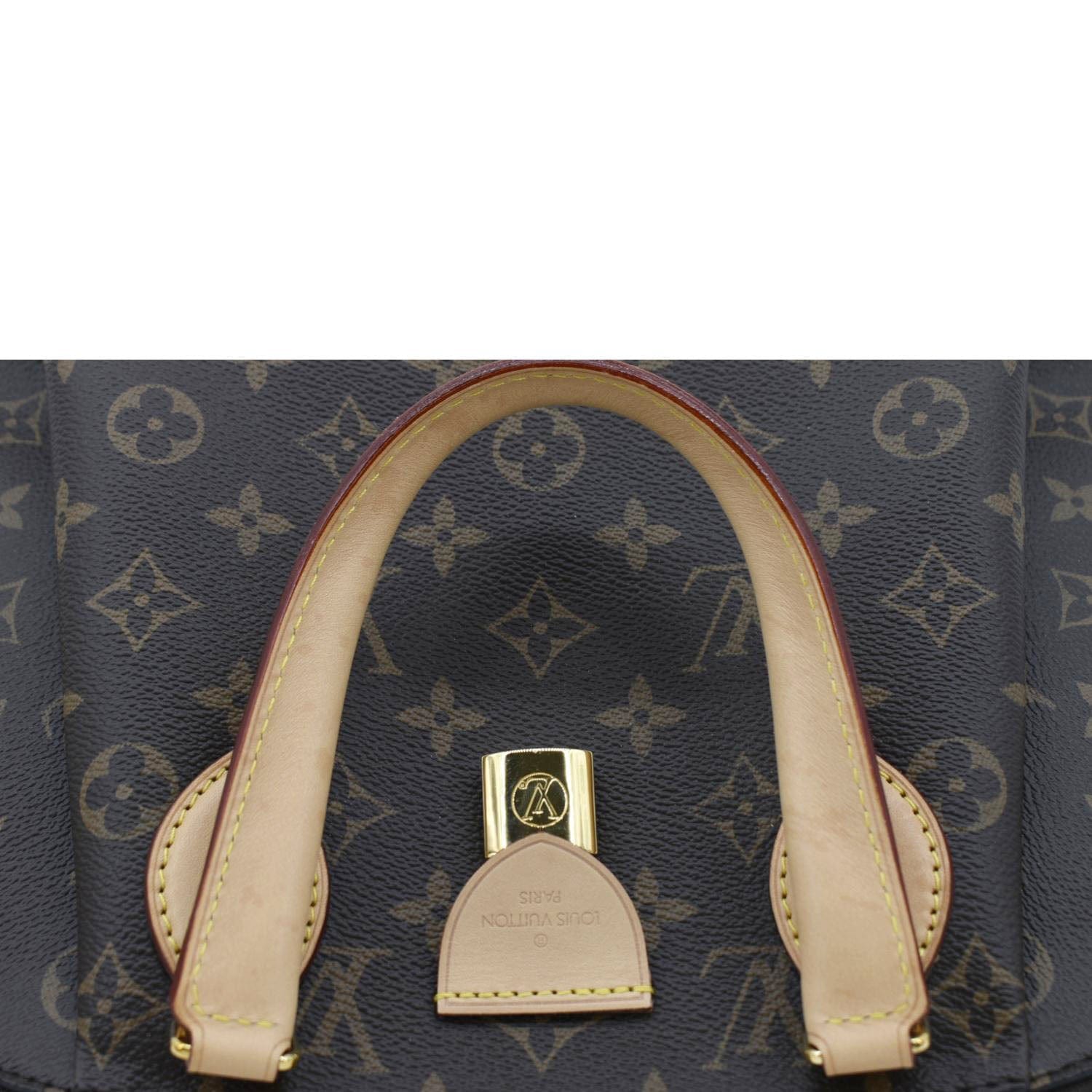 LOUIS VUITTON Rivoli PM Monogram Canvas Shoulder Bag Brown