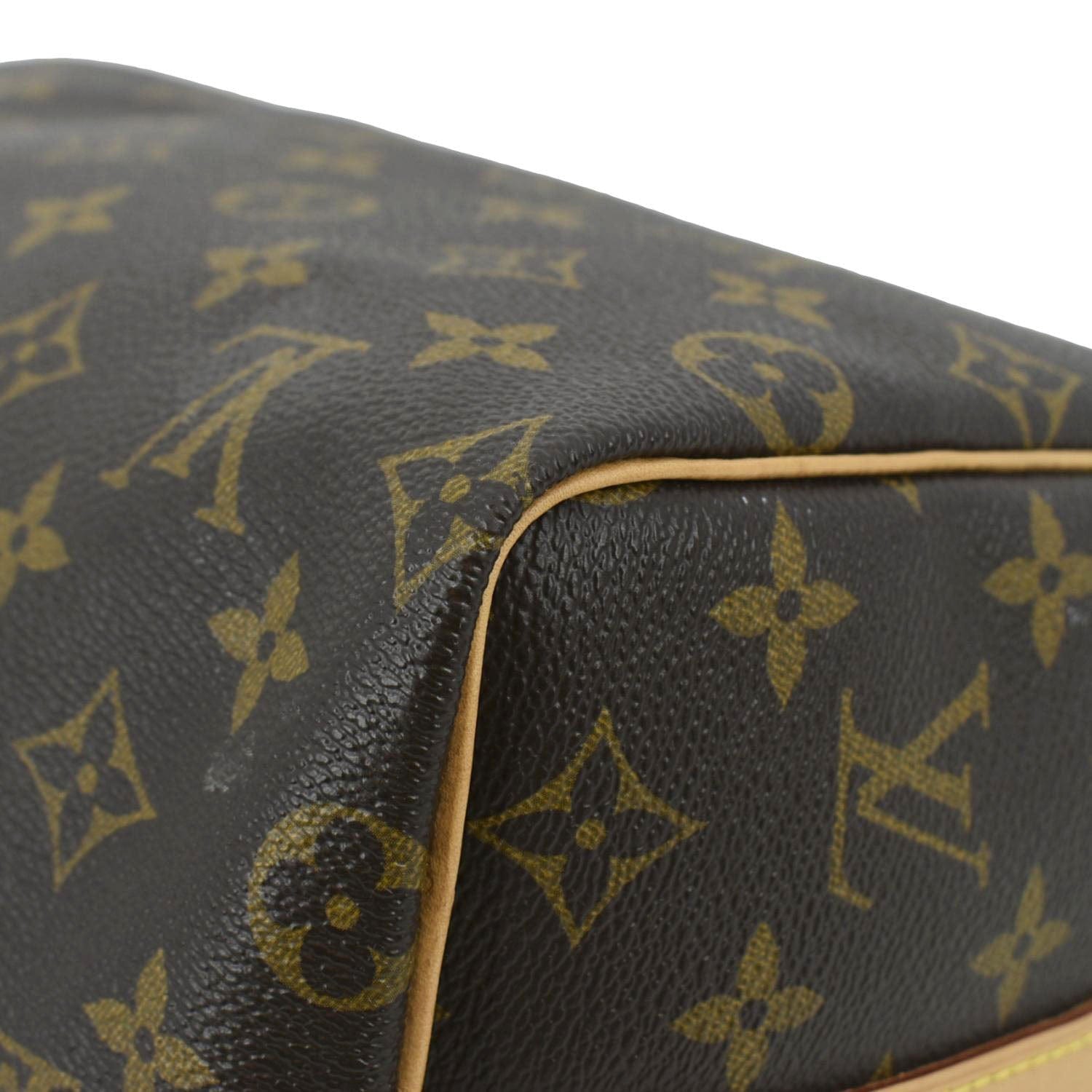 LOUIS VUITTON Speedy 25 Bandouliere Monogram Canvas Shoulder Bag Brown