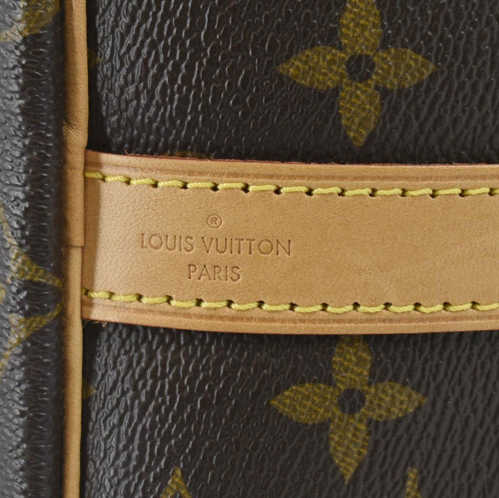 LOUIS VUITTON Speedy 25 Bandouliere Monogram Canvas Shoulder Bag Brown