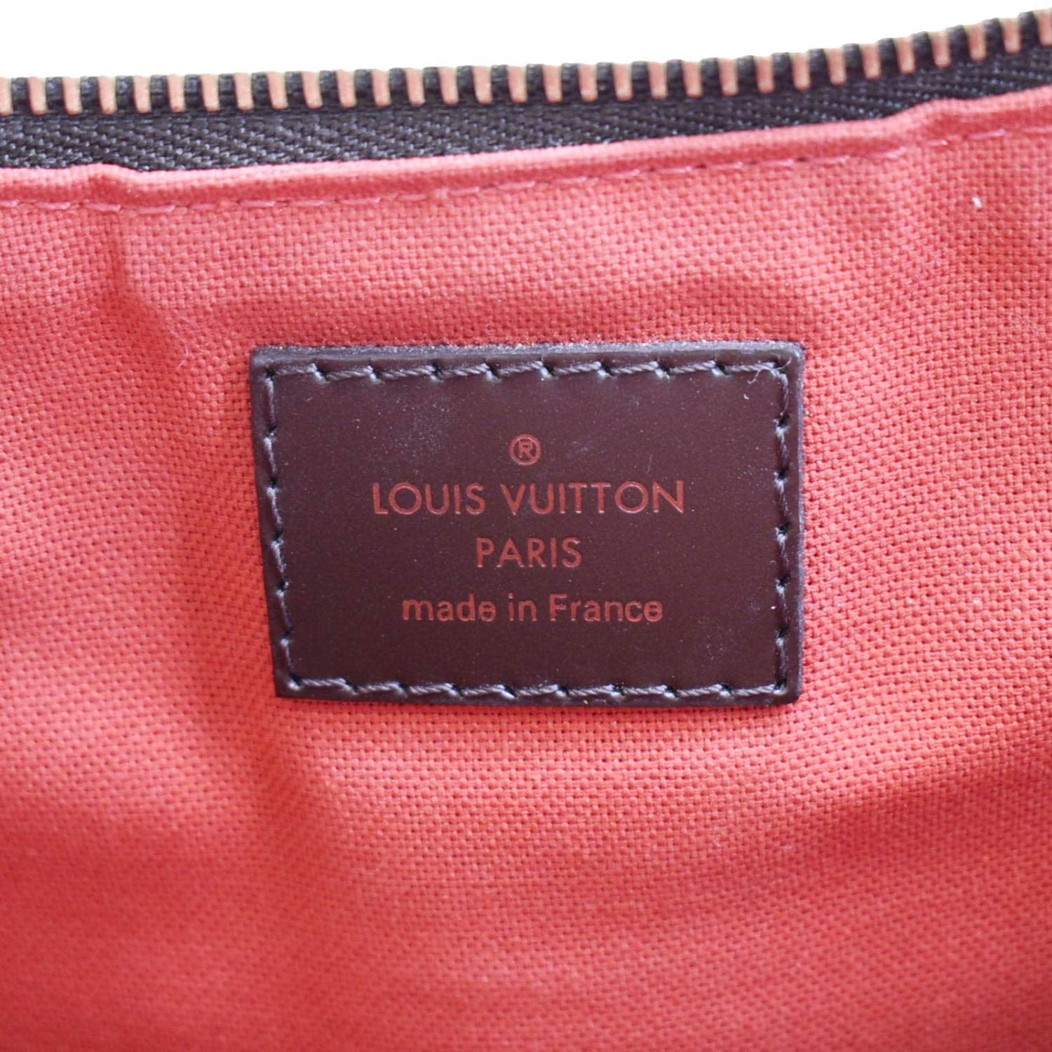 LOUIS VUITTON Siena MM Damier Ebene Shoulder Bag Brown