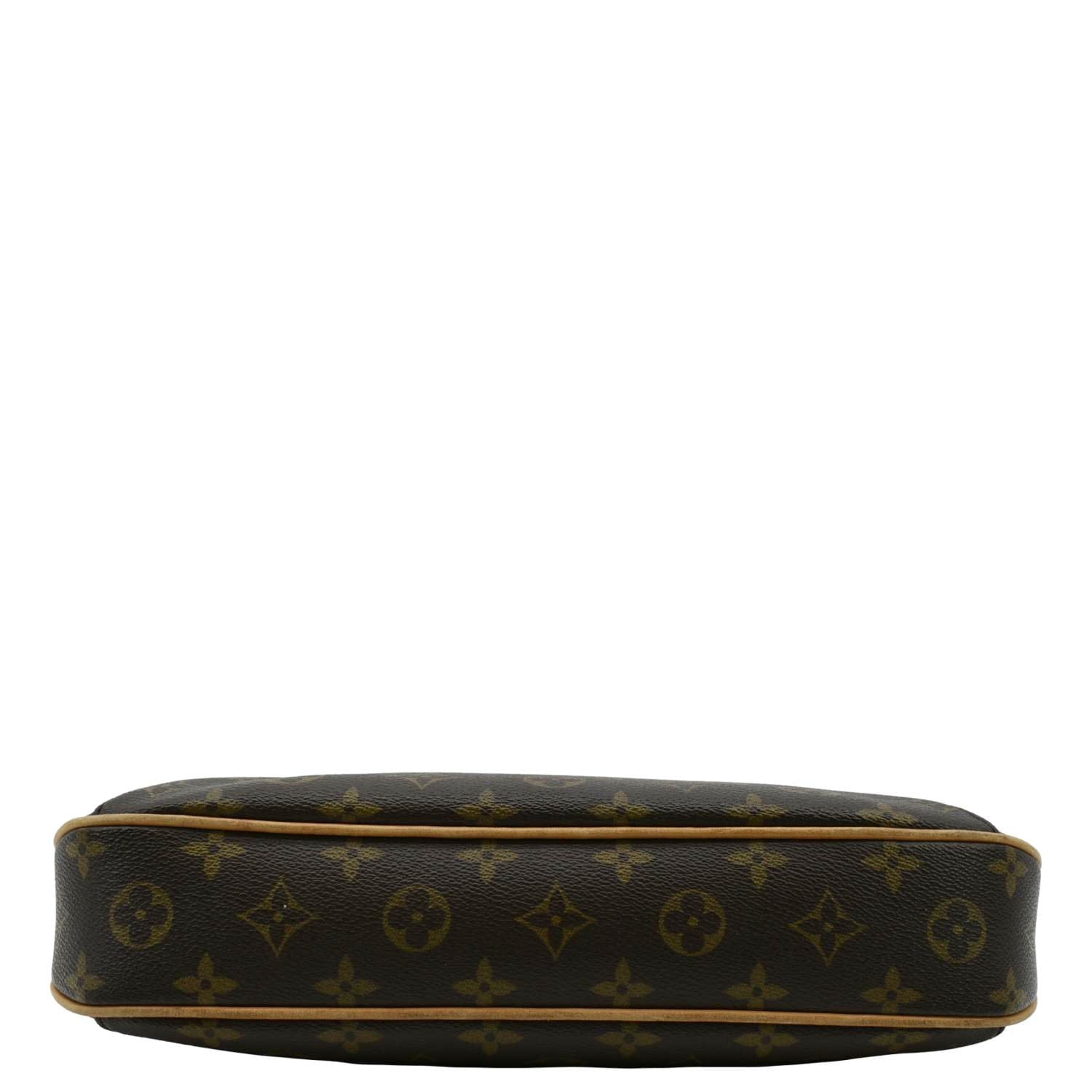 LOUIS VUITTON Thames PM Monogram Canvas Shoulder Bag Brown
