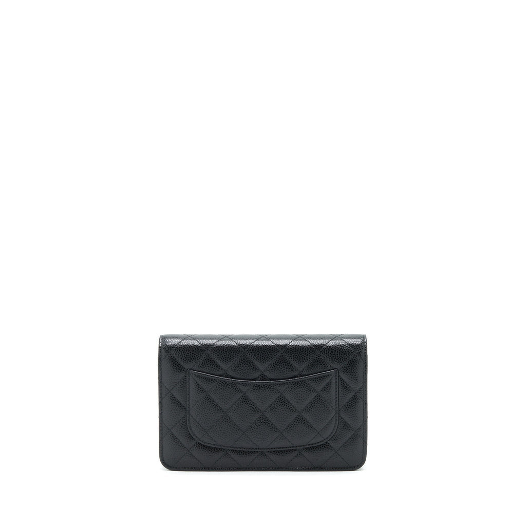 Chanel Classic Wallet On Chain Caviar Black