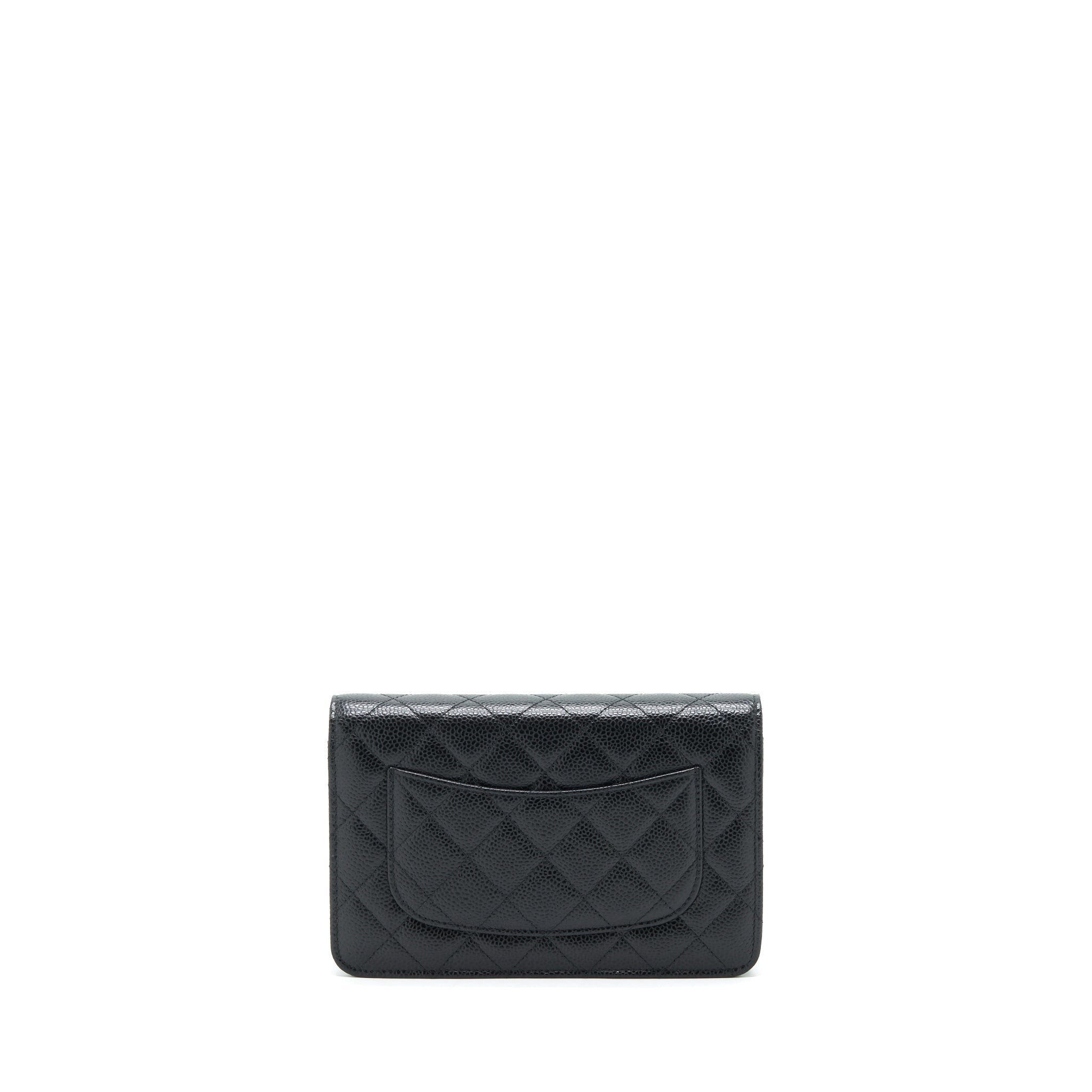 Chanel Classic Wallet On Chain Caviar Black