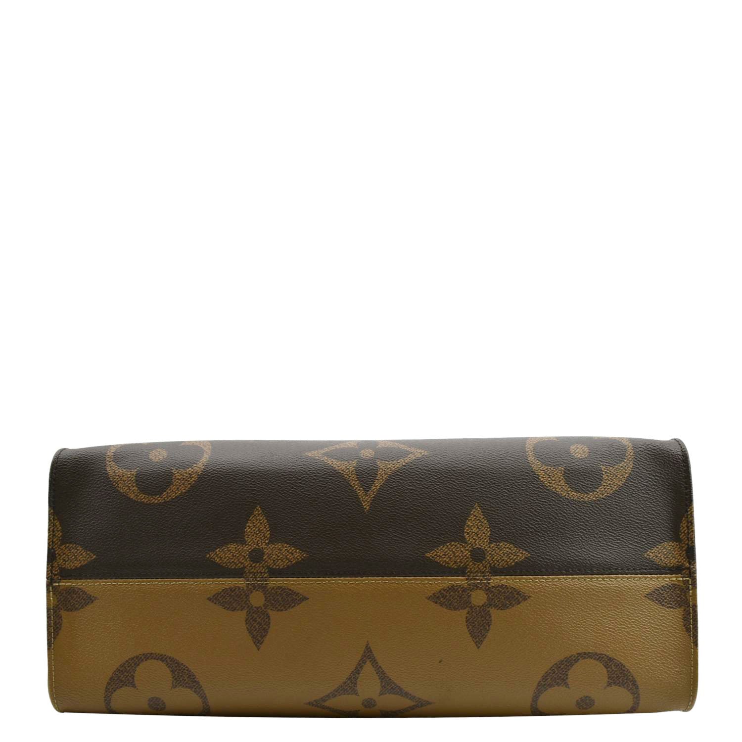 LOUIS VUITTON Onthego GM Giant Monogram Canvas Tote Shoulder Bag Brown