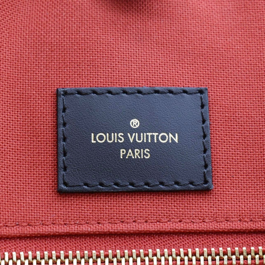 LOUIS VUITTON Onthego GM Giant Monogram Canvas Tote Shoulder Bag Brown