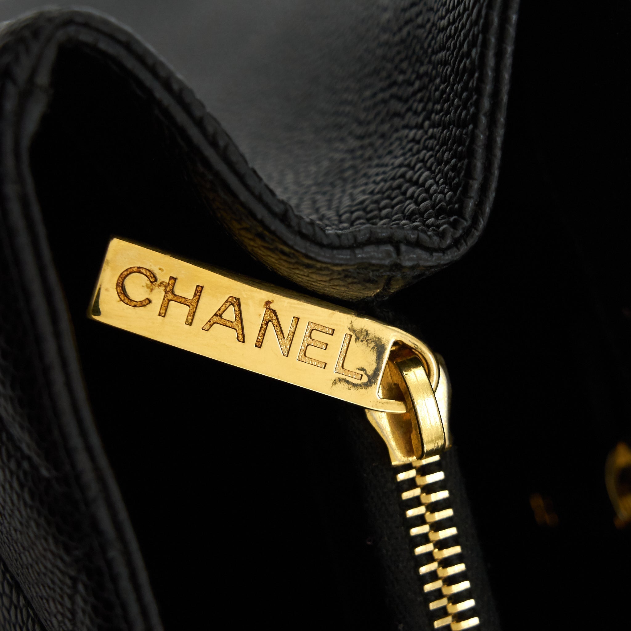 Chanel Grand Shopping Tote bag Caviar black