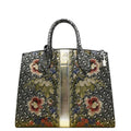 LOUIS VUITTON City Steamer Floral Print Canvas Tote Bag Grey/Silver