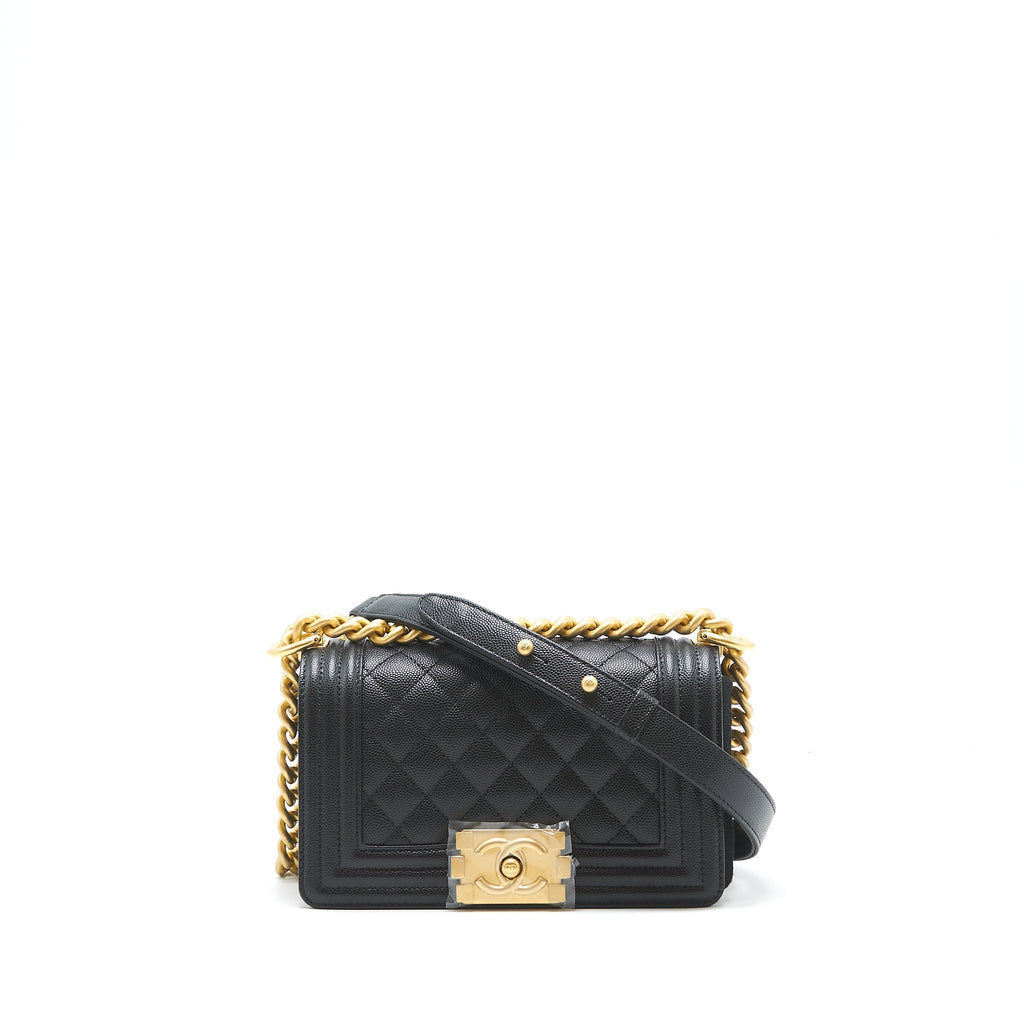 Chanel Small Boy Bag Caviar black