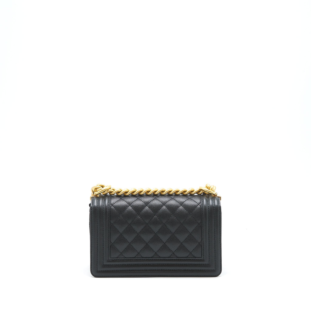Chanel Small Boy Bag Caviar black