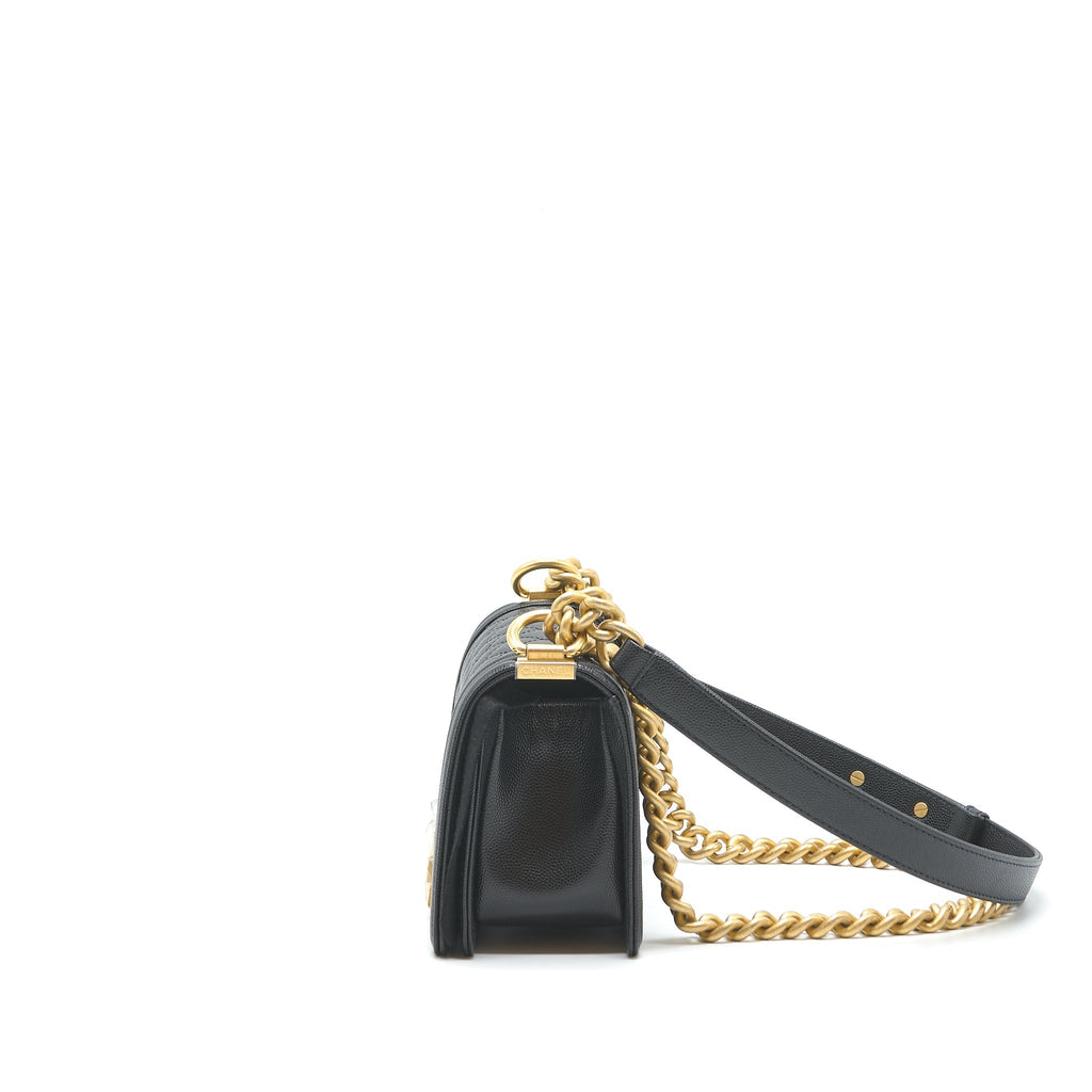 Chanel Small Boy Bag Caviar black