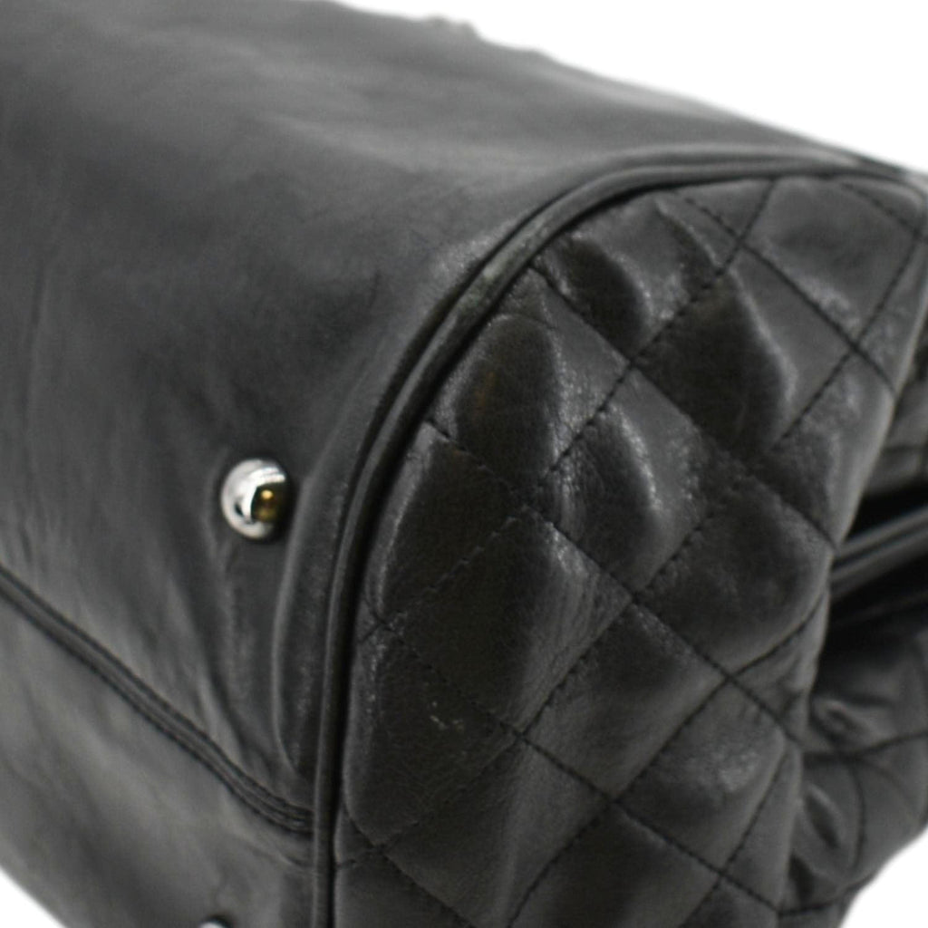 CHANEL Perfect Day Large Leather Tote Bag Black
