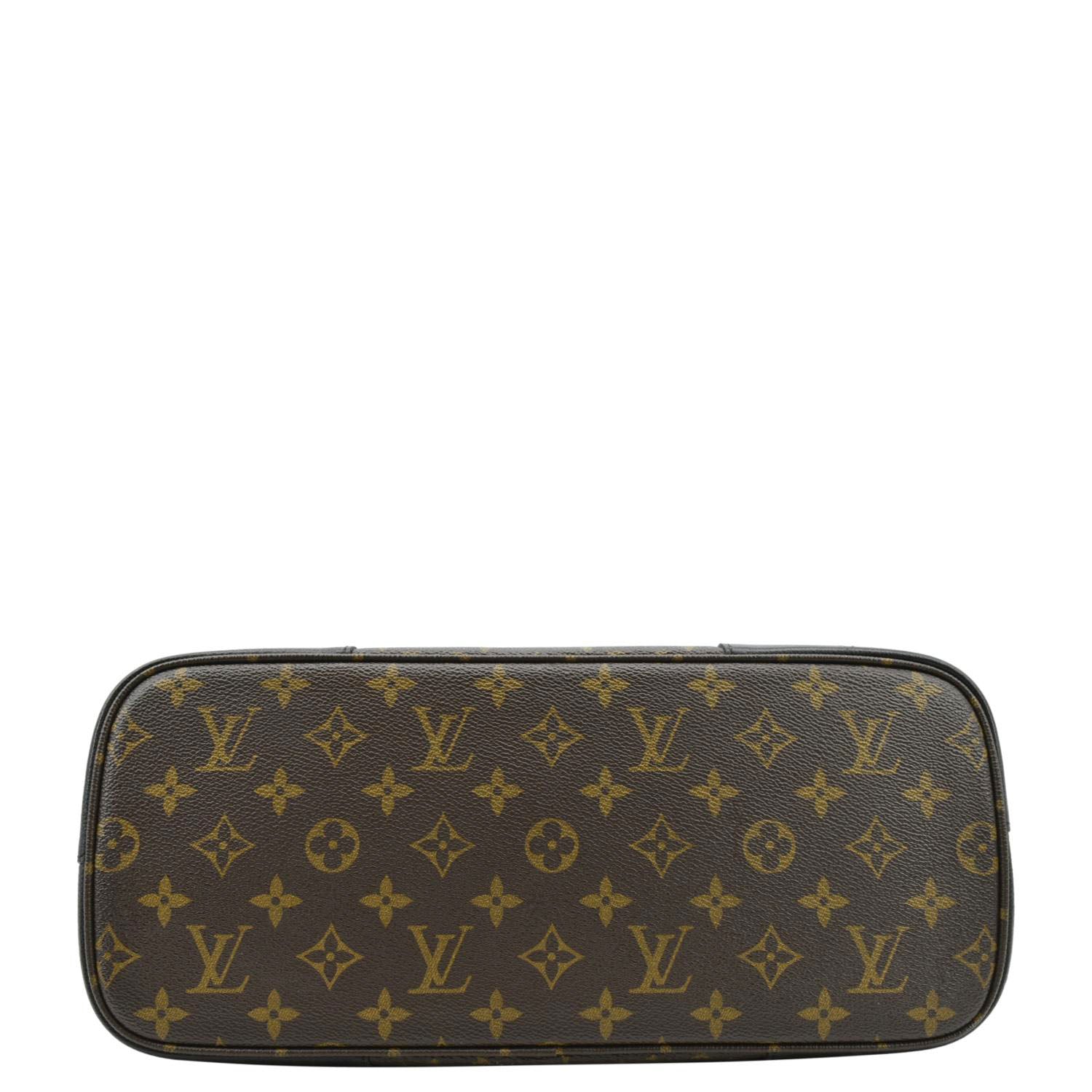 LOUIS VUITTON Flandrin Monogram Canvas Tote Shoulder Bag Brown
