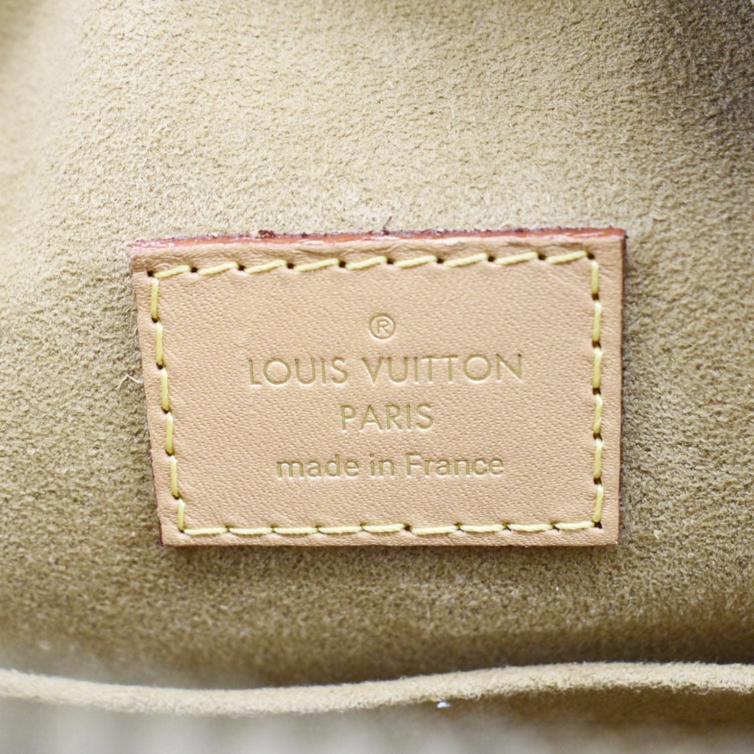 LOUIS VUITTON Twinny Monogram Canvas Shoulder Bag Brown