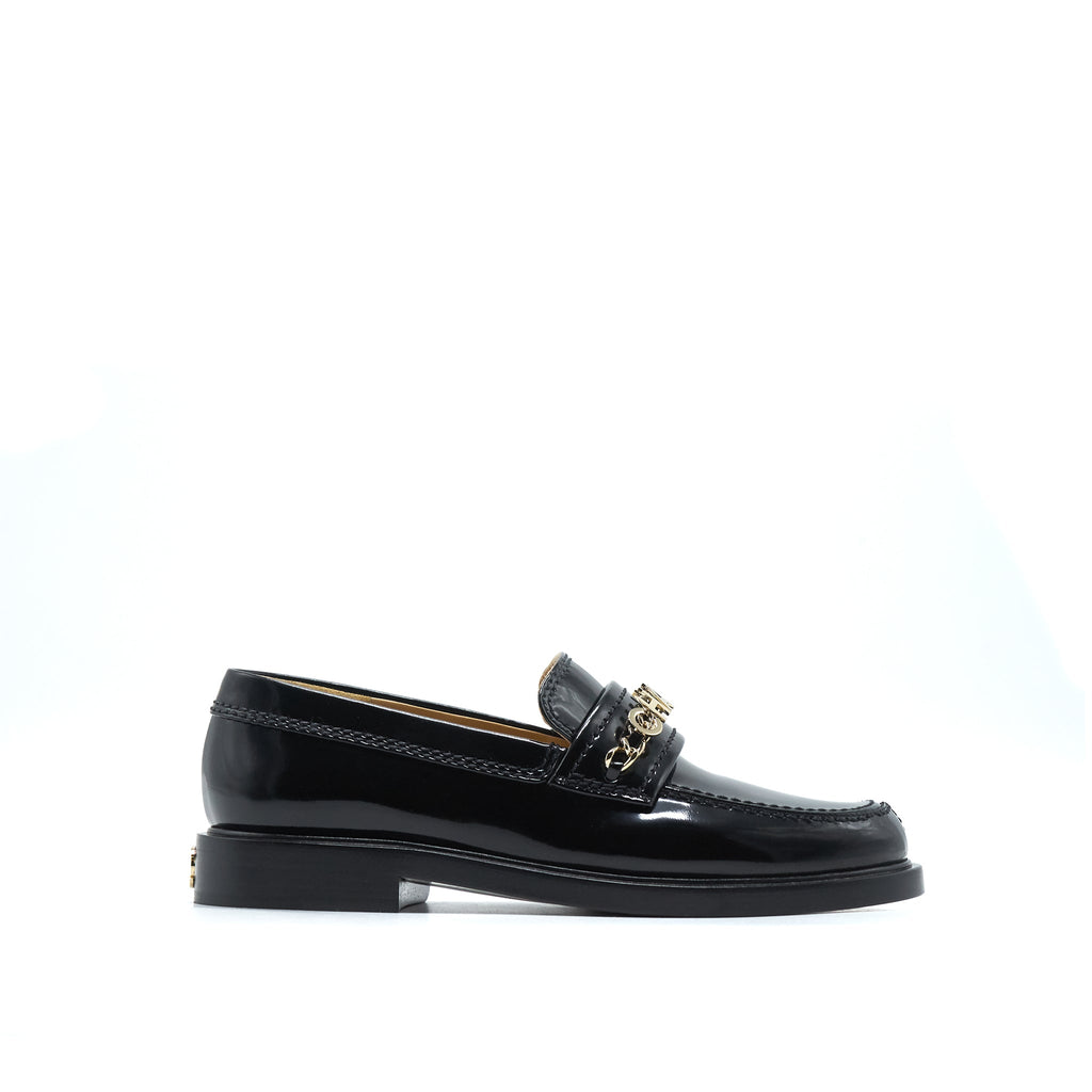 Chanel size35 Loafer Patent leather black L