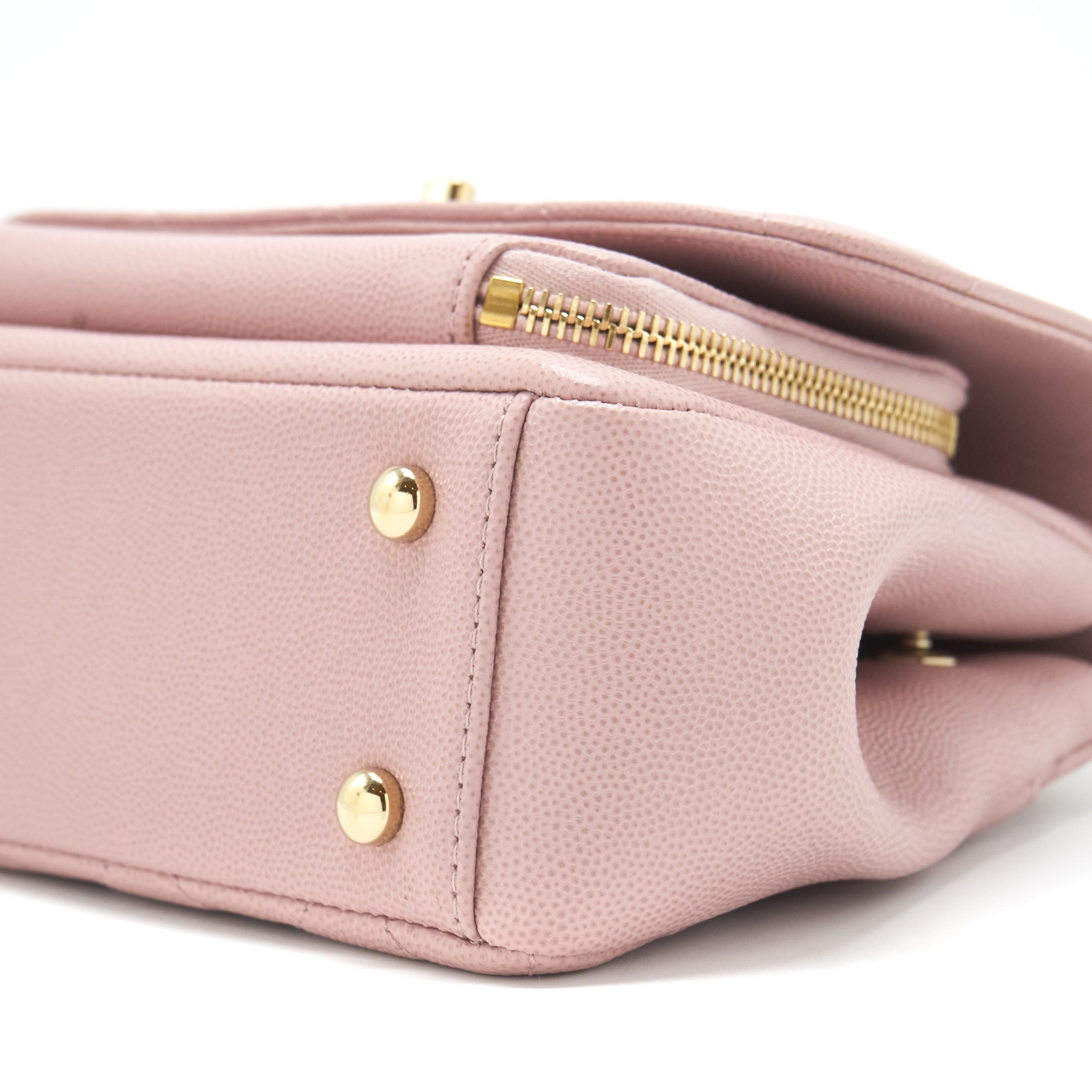 Chanel Small Business affinity flap Bag Caviar Light Pink L