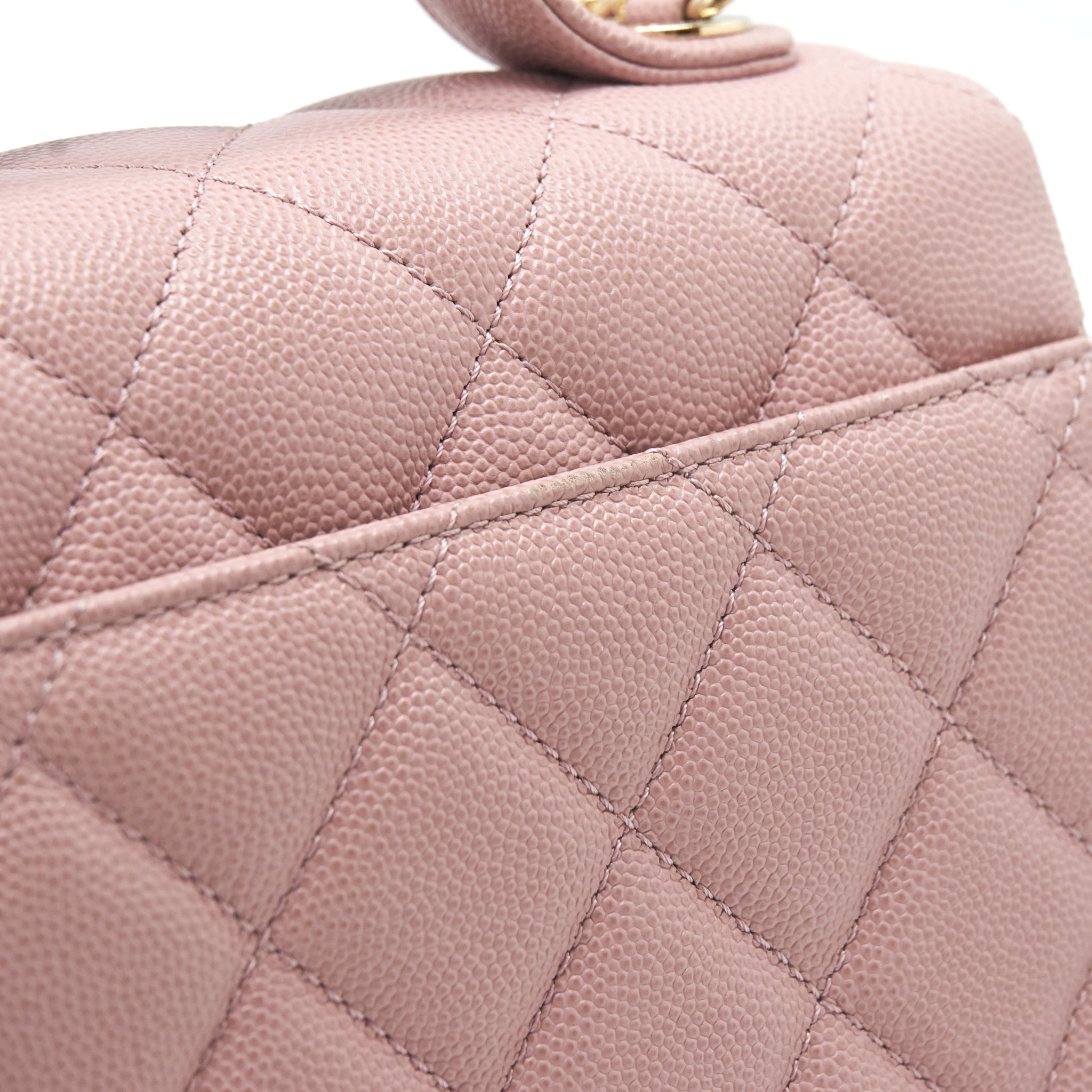 Chanel Small Business affinity flap Bag Caviar Light Pink L