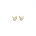 Chanel 22c giant heart earring