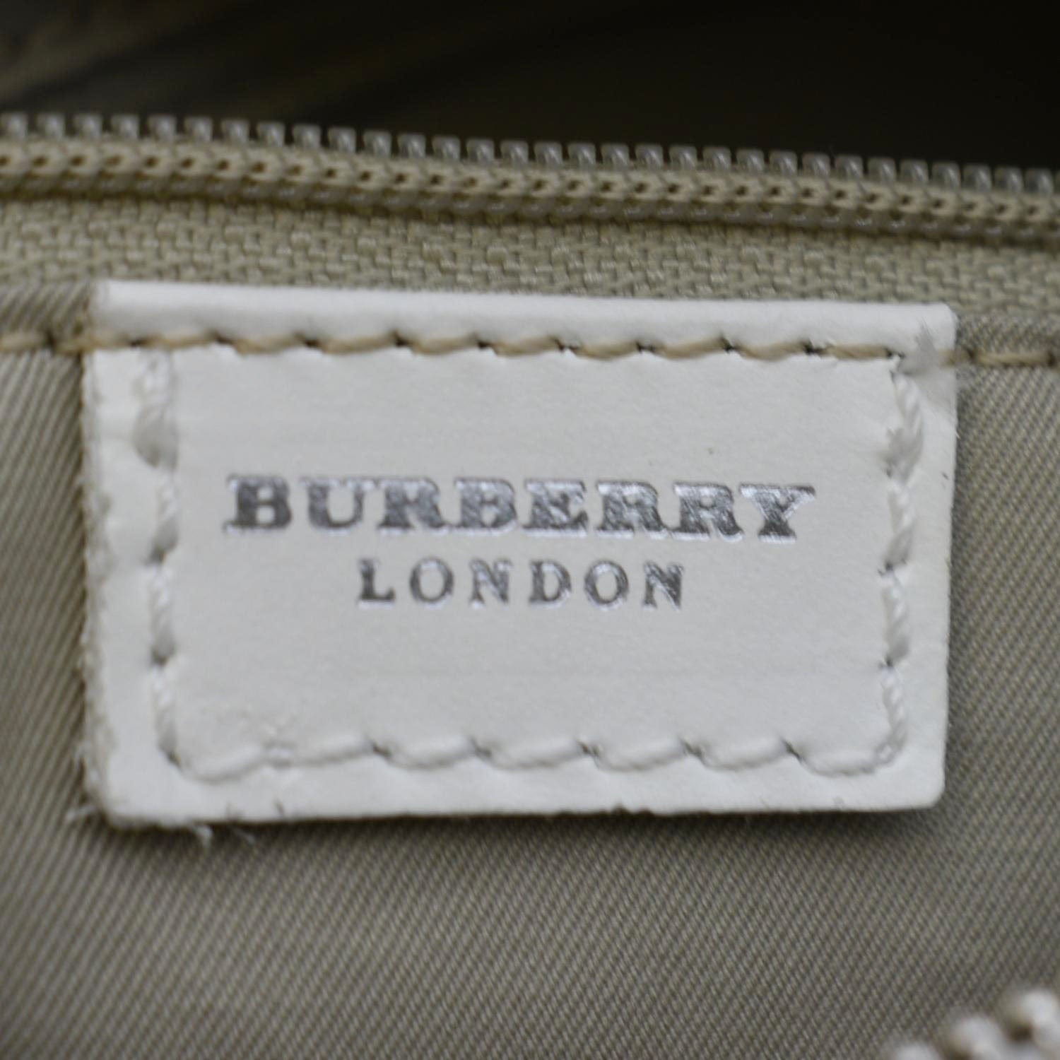BURBERRY Baynard Medium Grainy Calfskin Leather Tote Bag Black