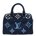 LOUIS VUITTON Speedy 20 Bandouliere Empreinte Monogram Shoulder Bag Degrade Blue