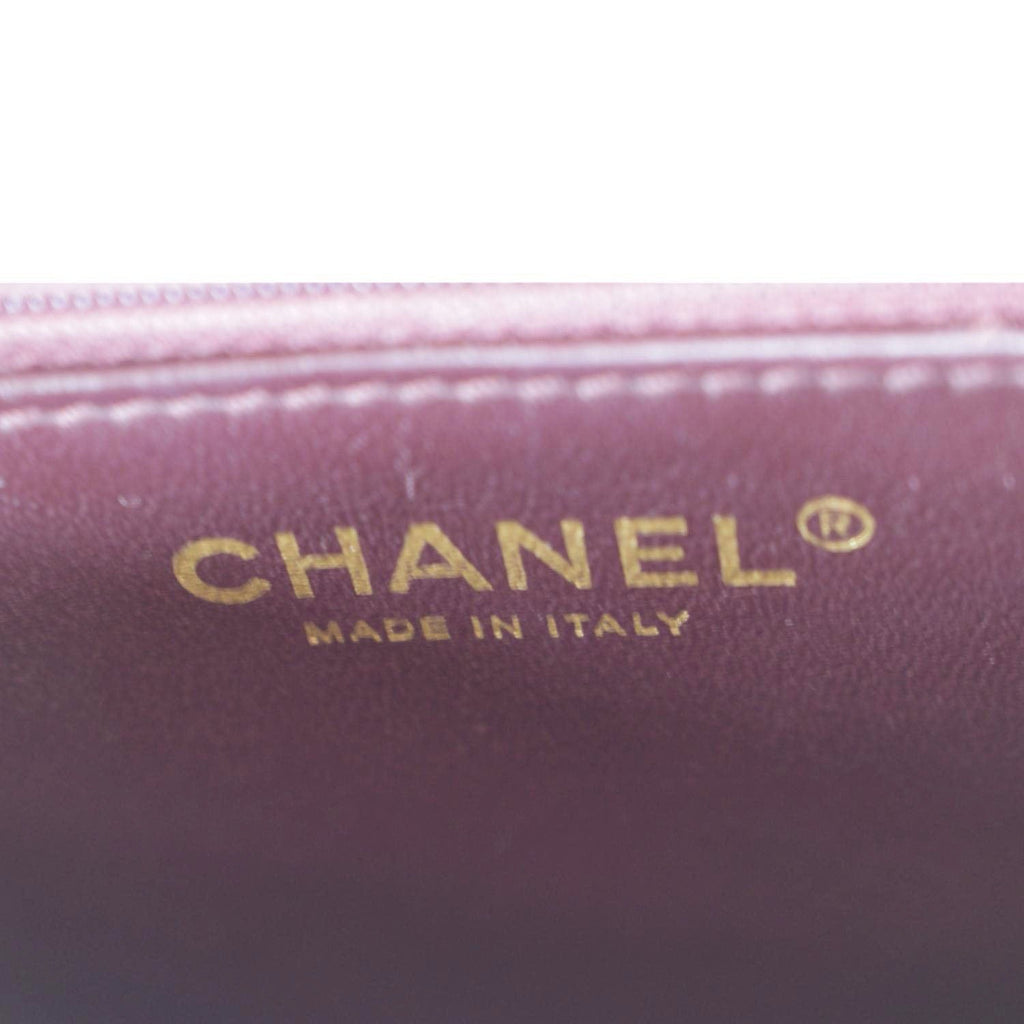 CHANEL Day Flap Quilted Leather Crossbody Bag Dark Green