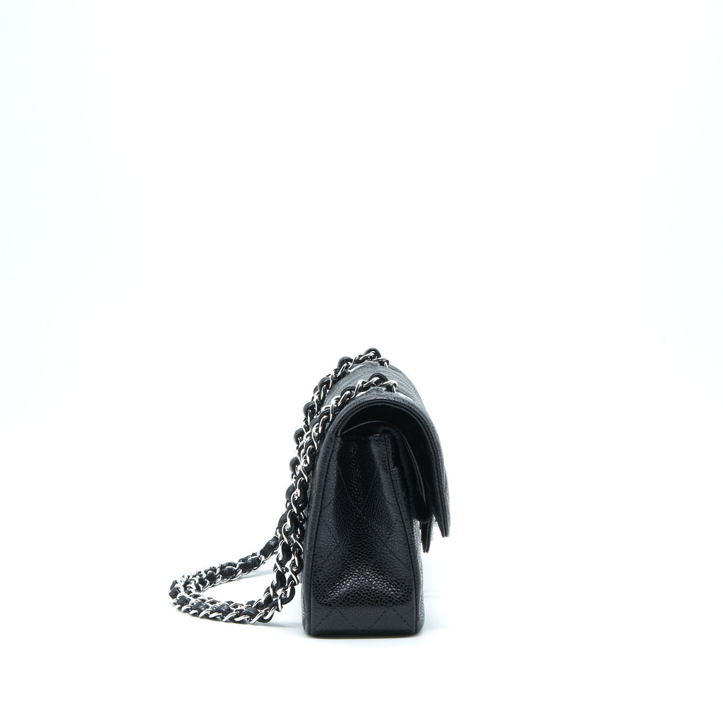 Chanel Small Classic Flap Bag Caviar Black