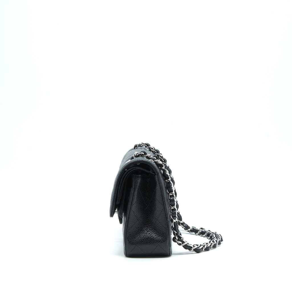 Chanel Small Classic Flap Bag Caviar Black