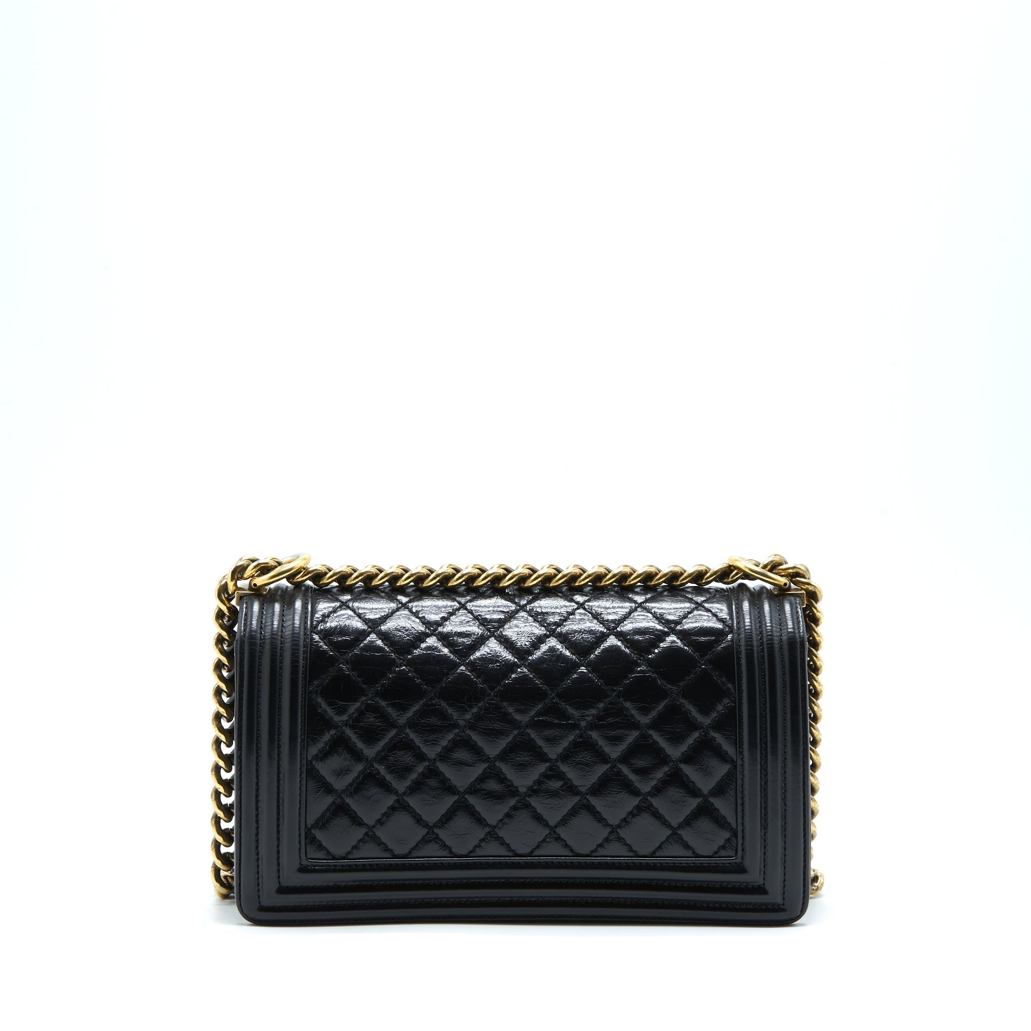 Chanel Medium Boy Bag Calfskin Black