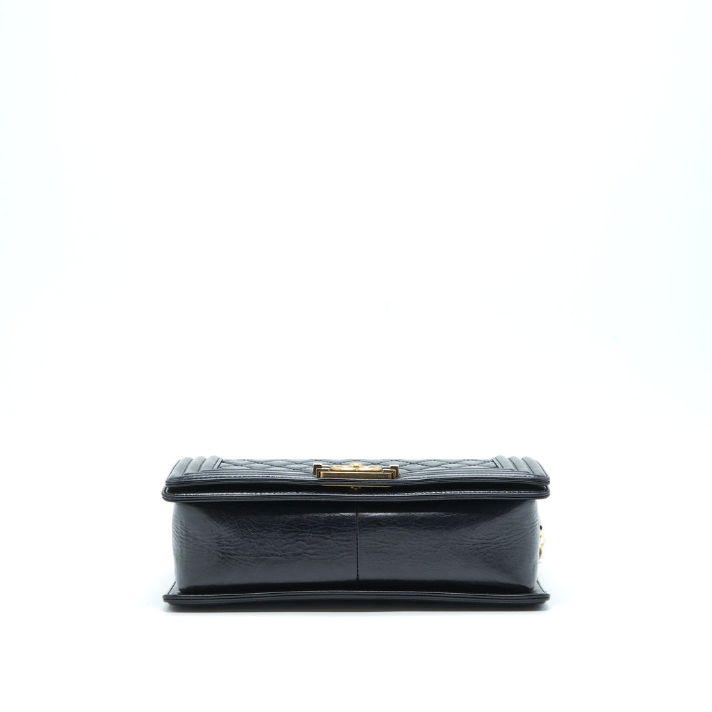 Chanel Medium Boy Bag Calfskin Black
